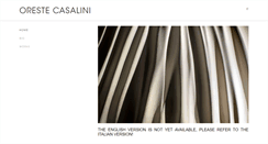 Desktop Screenshot of orestecasalini.com